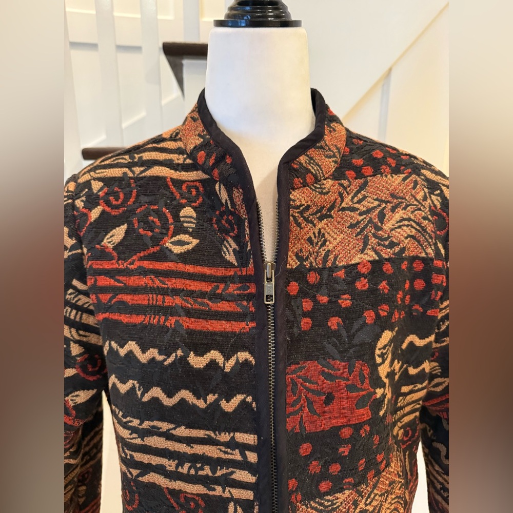 Boho Tapestry Jacket, Size L - Picture 7 of 12